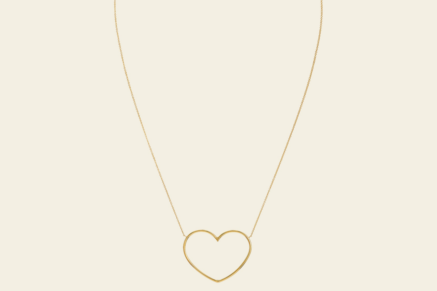 Marco Gerbella Collana con cuore a filo in canna vuota