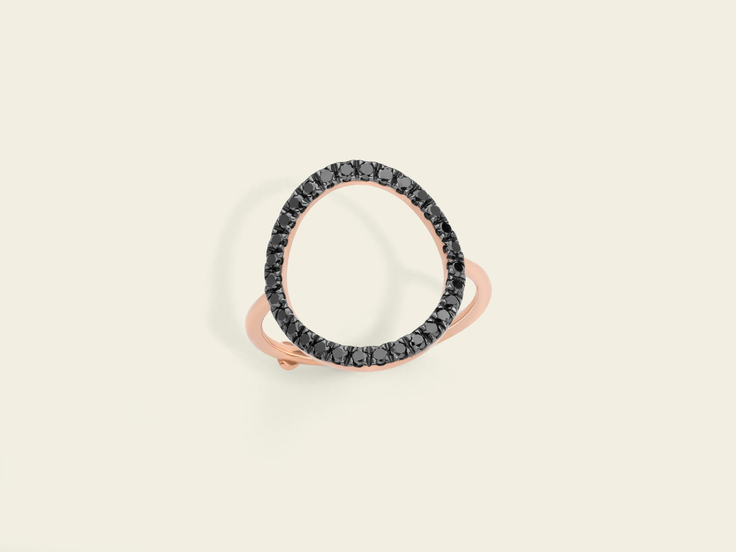 Marco Gerbella Anello Bolla diamanti black