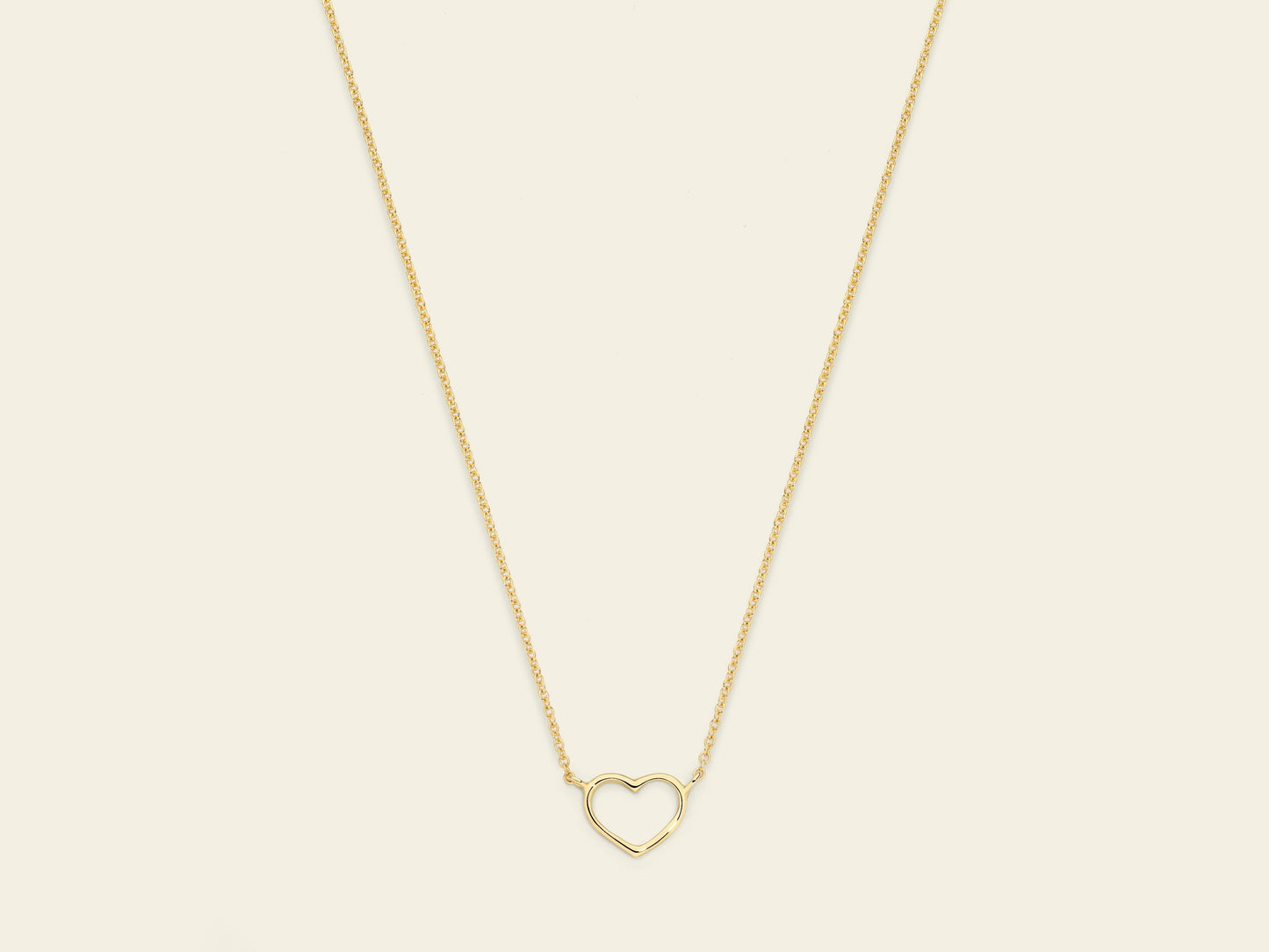 Marco Gerbella Collana con cuore piccolo a filo sottile