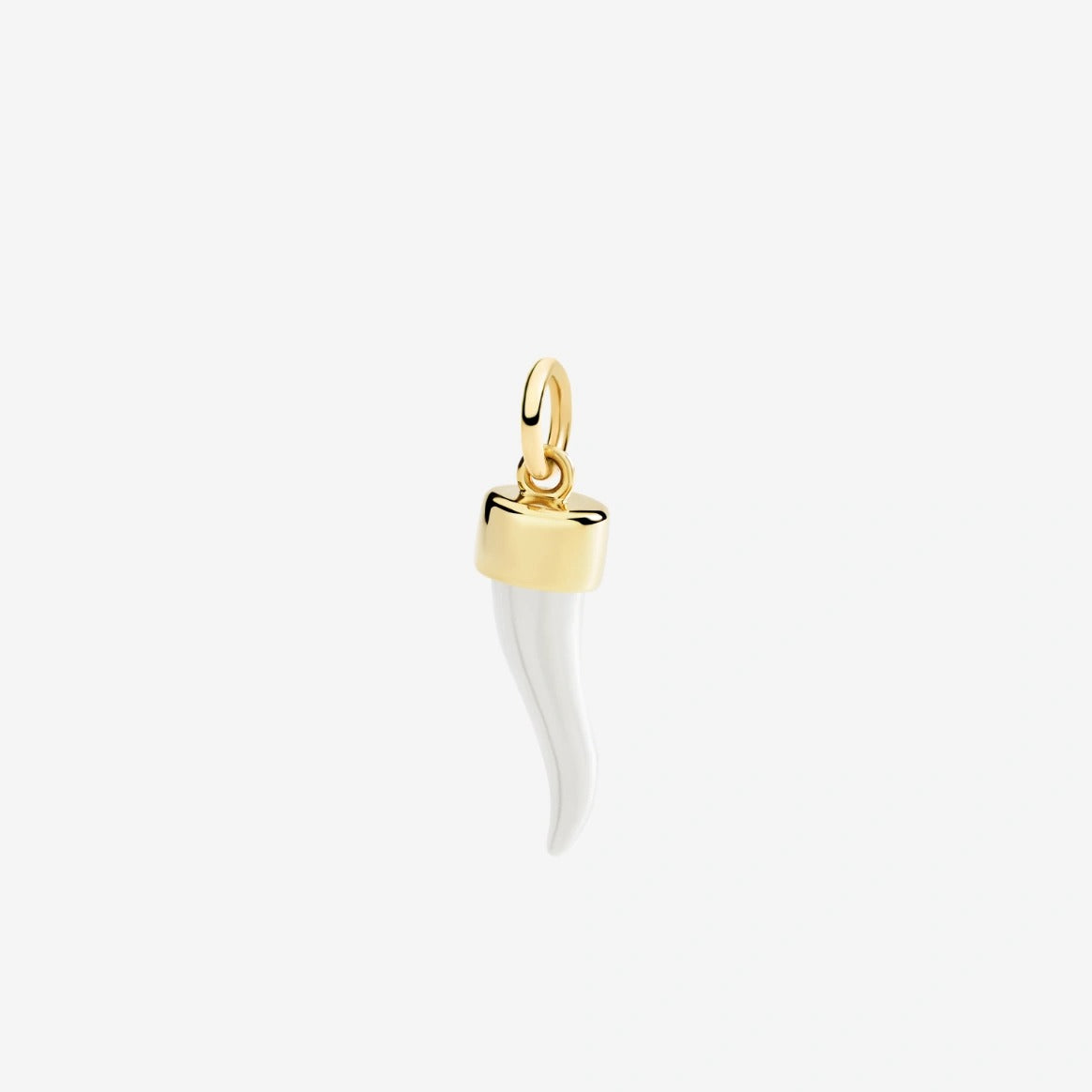 DODO Charm corno oro giallo & argento