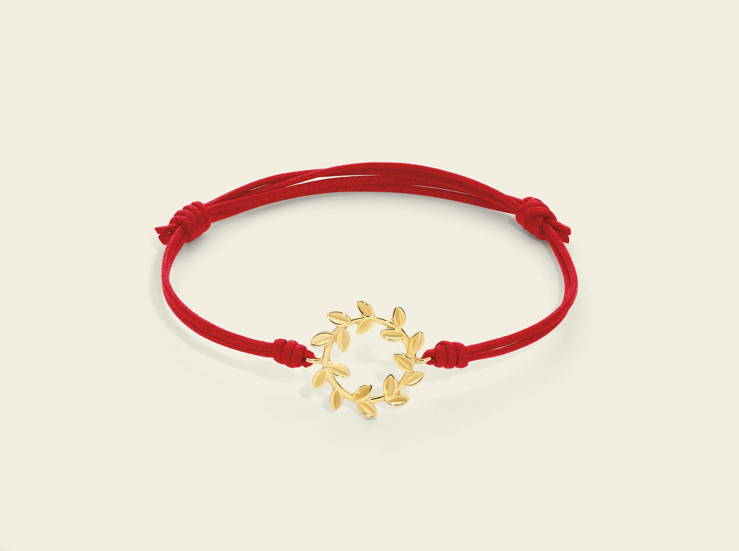 Marco Gerbella Bracciale cordino Flora con foglie