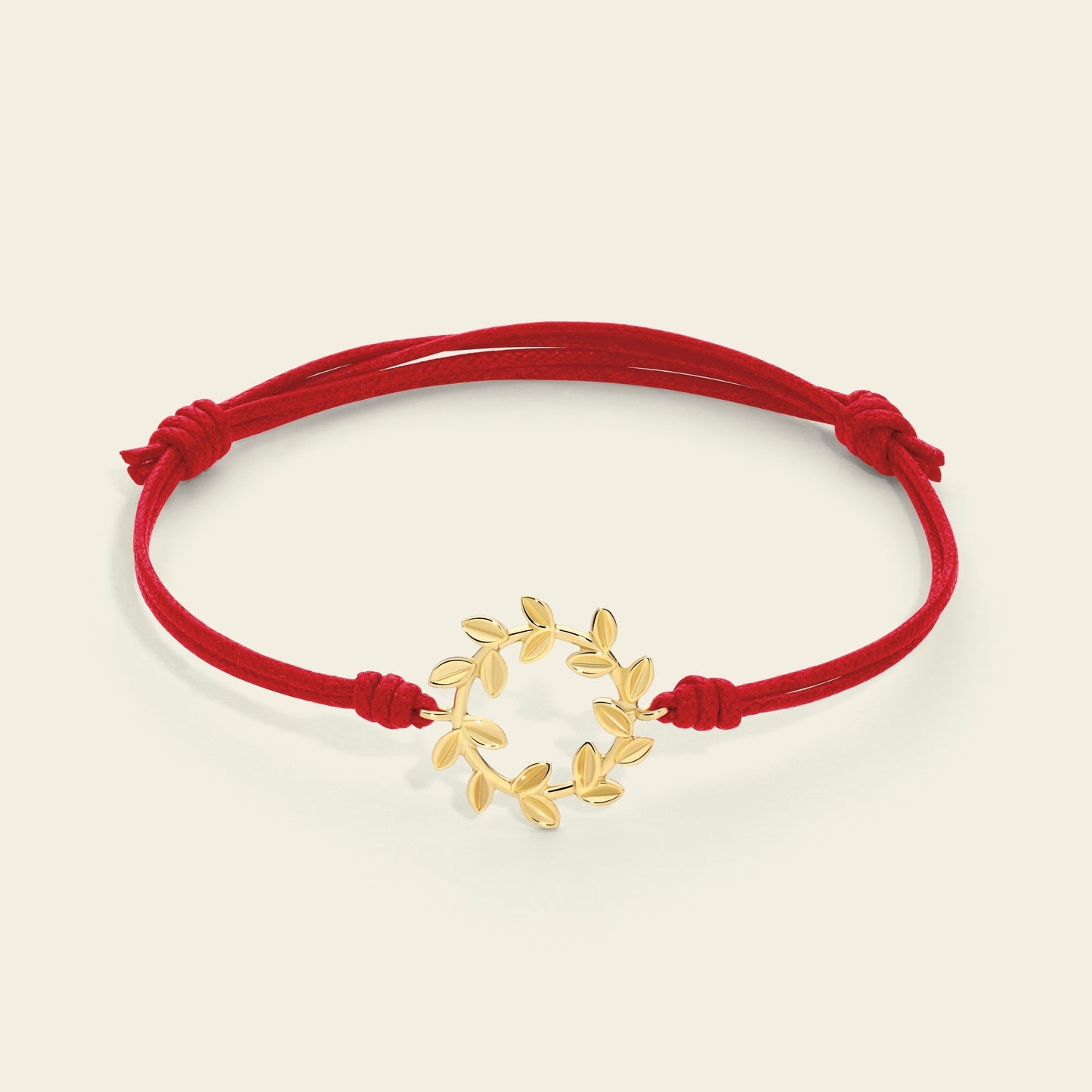 Marco Gerbella Bracciale cordino Flora con foglie