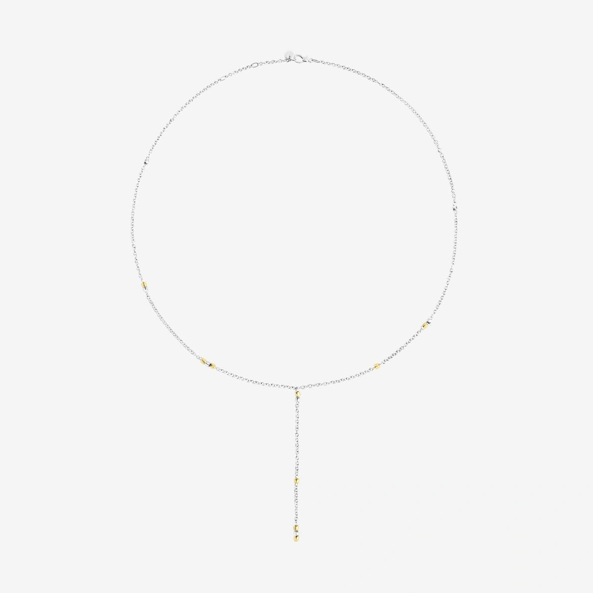 DODO Collana Mini Granelli Argento & Oro Giallo