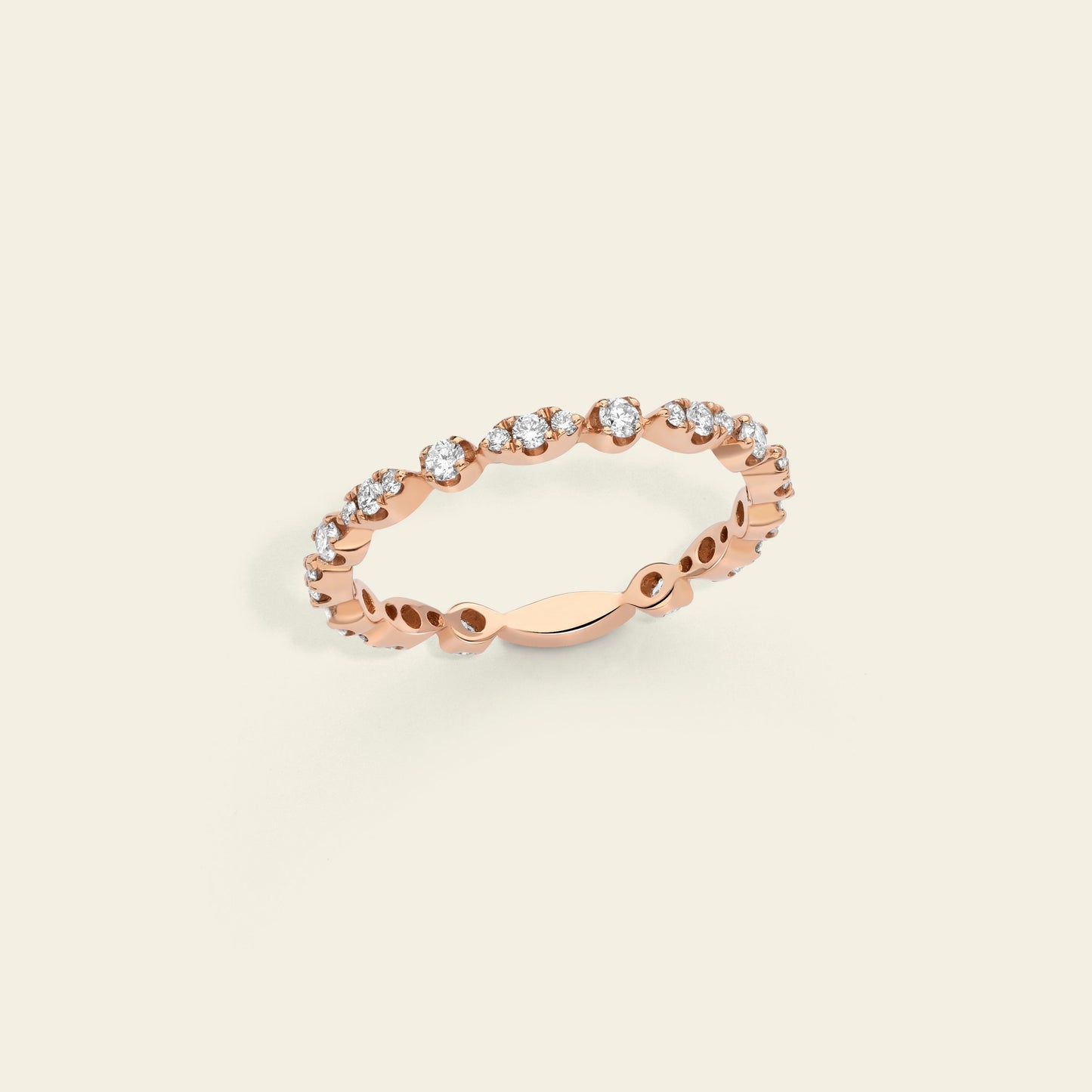 Marco Gerbella Anello Eternelle con diamanti bianchi