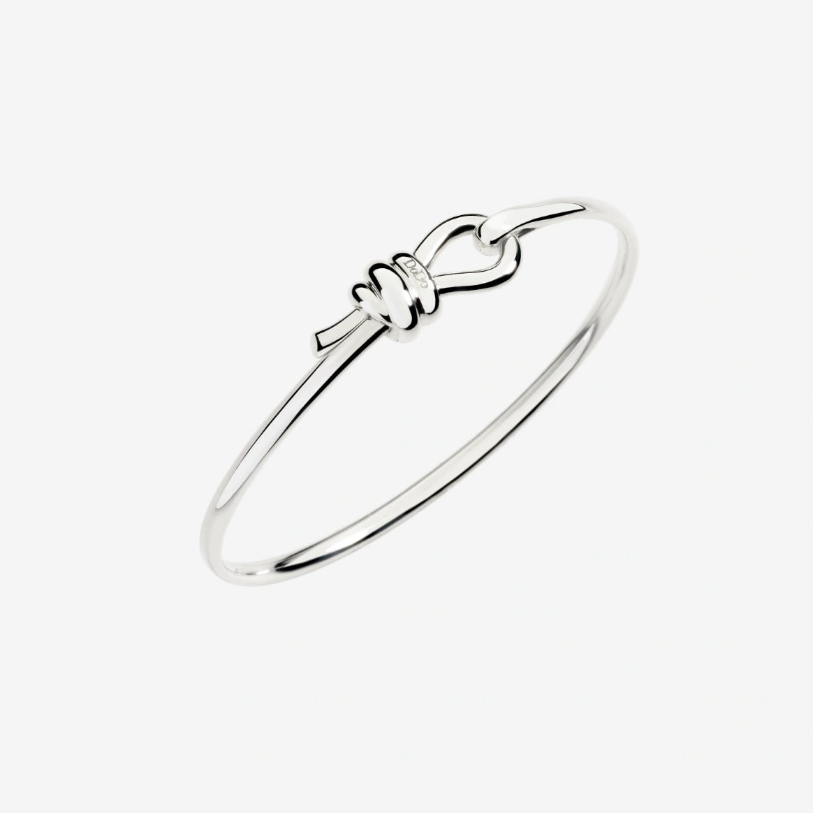 DODO bracciale bangle nodo argento M