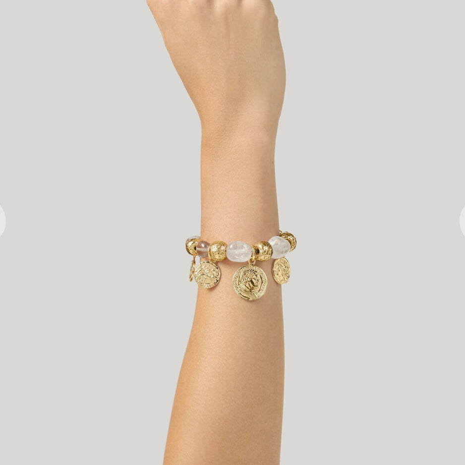 Giovanni Raspini Bracciale Crystal Monete N0029