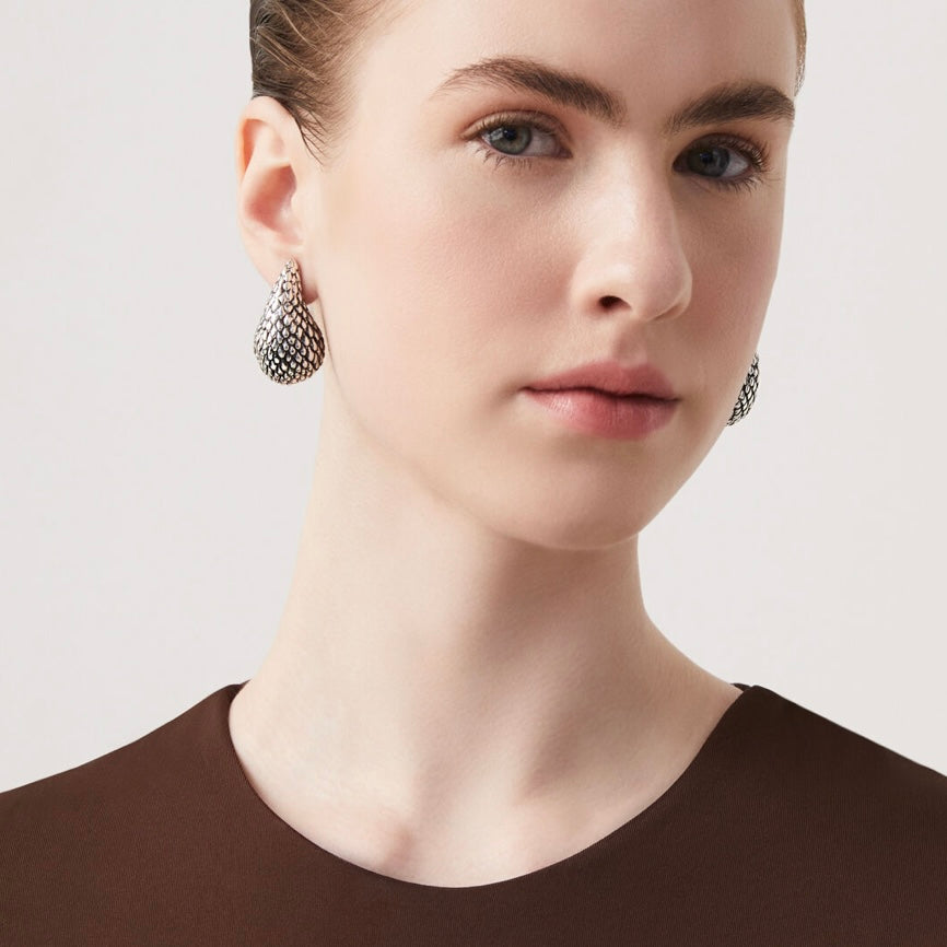 Giovanni Raspini Orecchini Goccia Serpente 12031