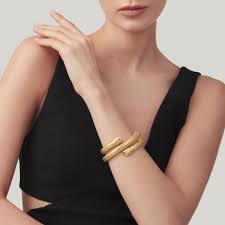 Giovanni Raspini Bracciale Tubo Gas Croco doppio 12332