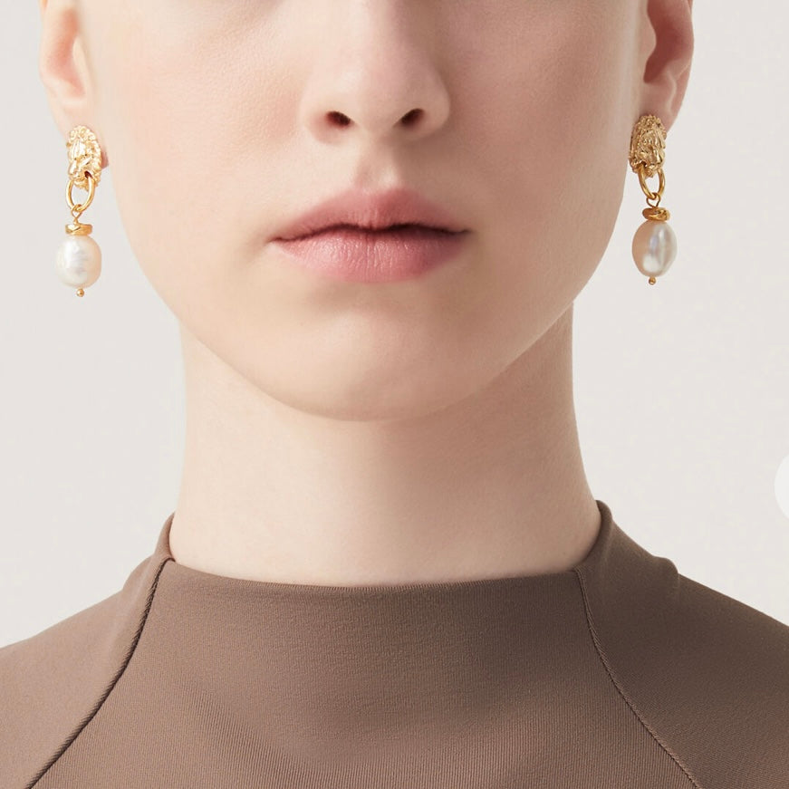 Giovanni Raspini Orecchini Leone e Perla 12025