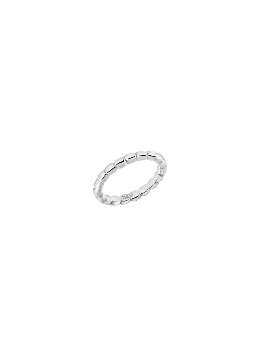 DODO anello granelli argento misura 13