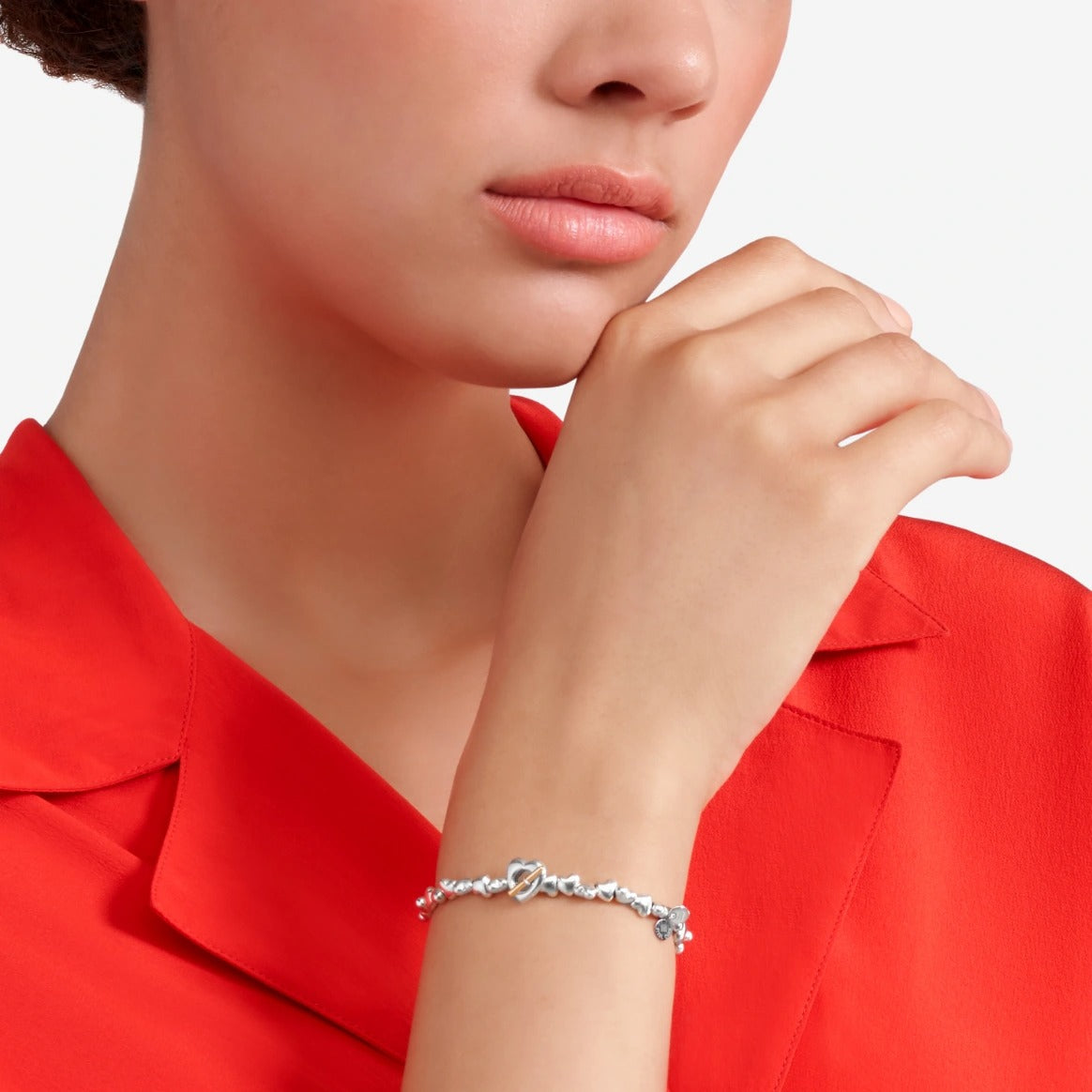 DODO Bracciale Cuore Argento M