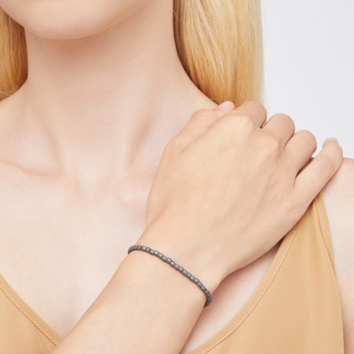 DODO Bracciale Mini Granelli Titanio L