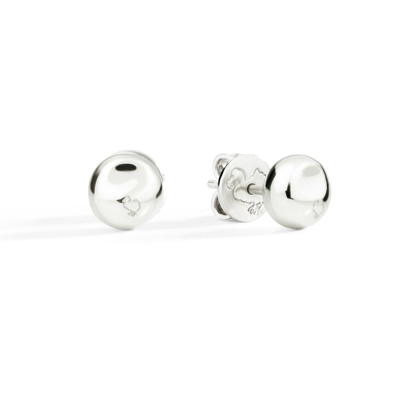DoDo ORECCHINI STUD PEPITA ARGENTO