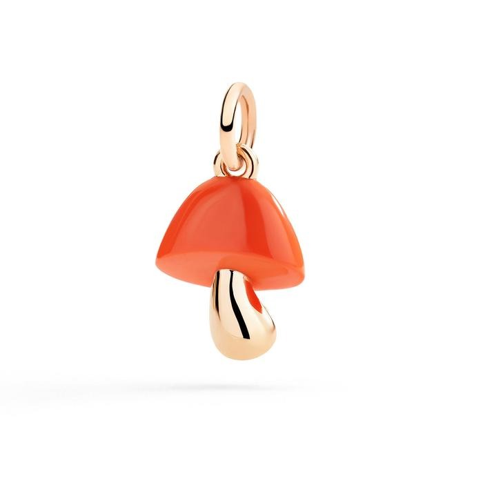 DODO CHARM FUNGHETTO ORO ROSA & SMALTO HYCERAM
