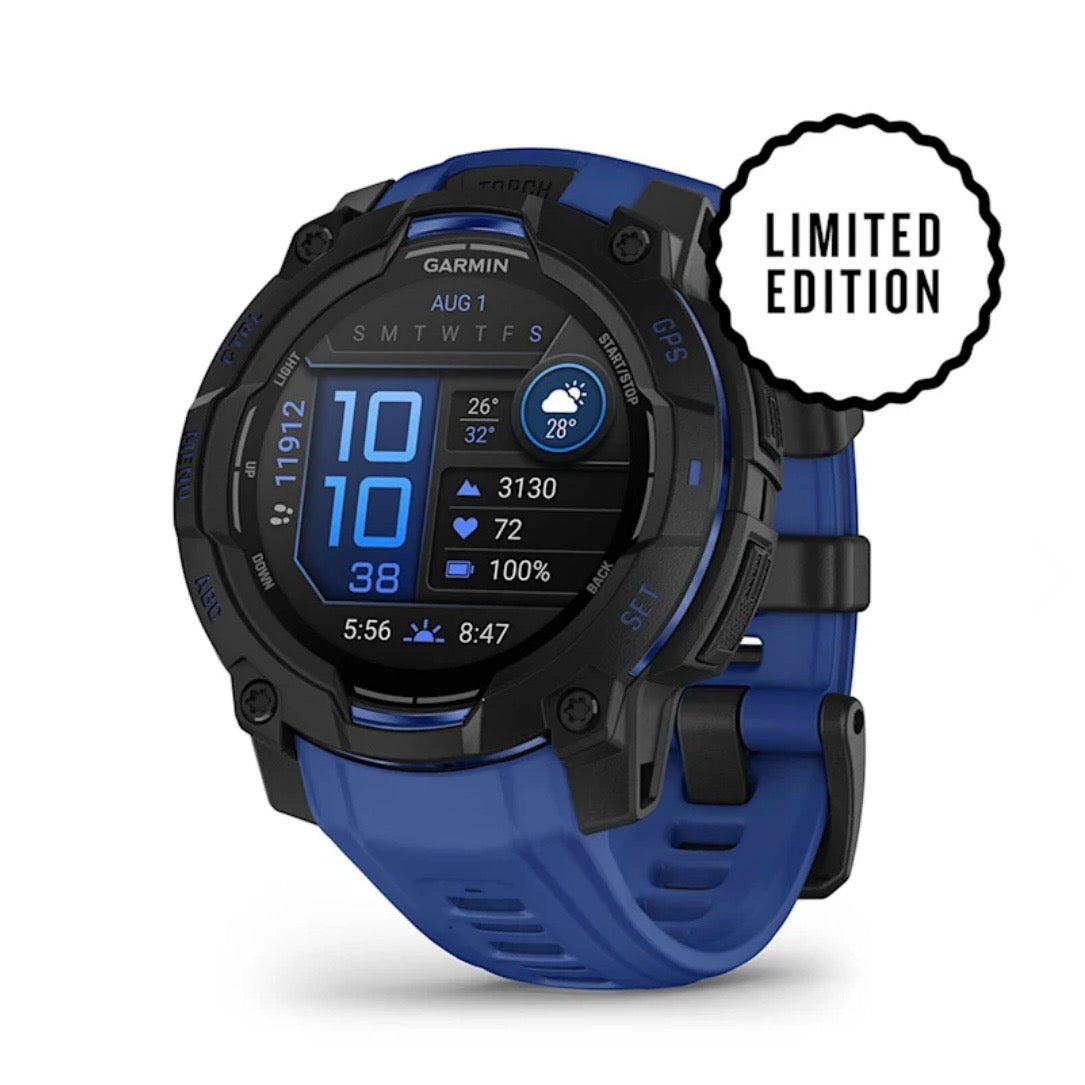 Garmin Instinct 3 – 45 mm, AMOLED LIMITED EDITION Blue/Black 010-02936-03