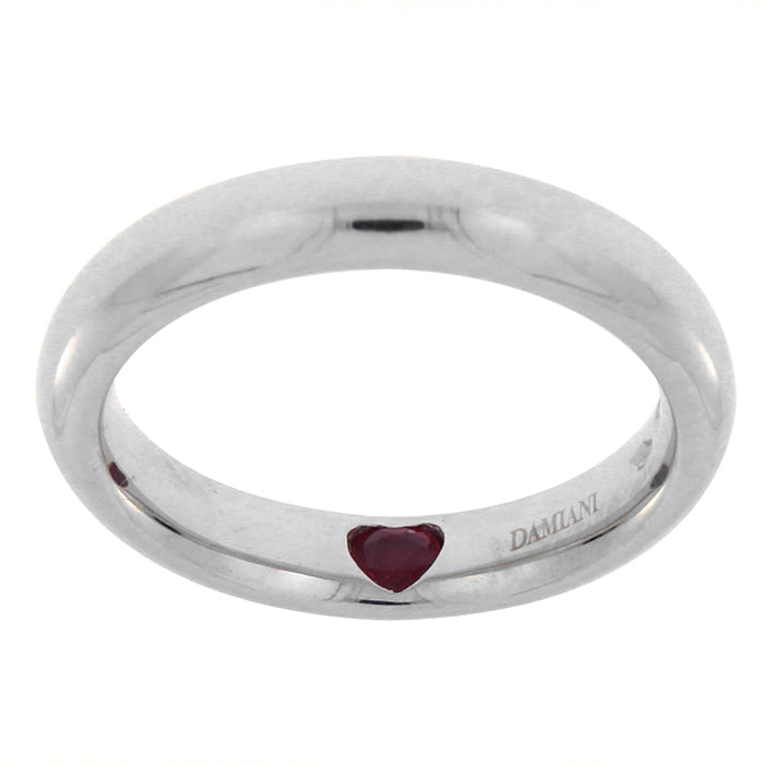 Damiani Cuoremio ruby wedding ring
