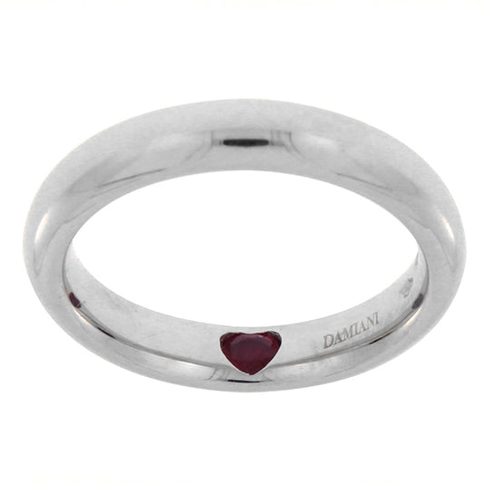 Damiani Cuoremio ruby wedding ring