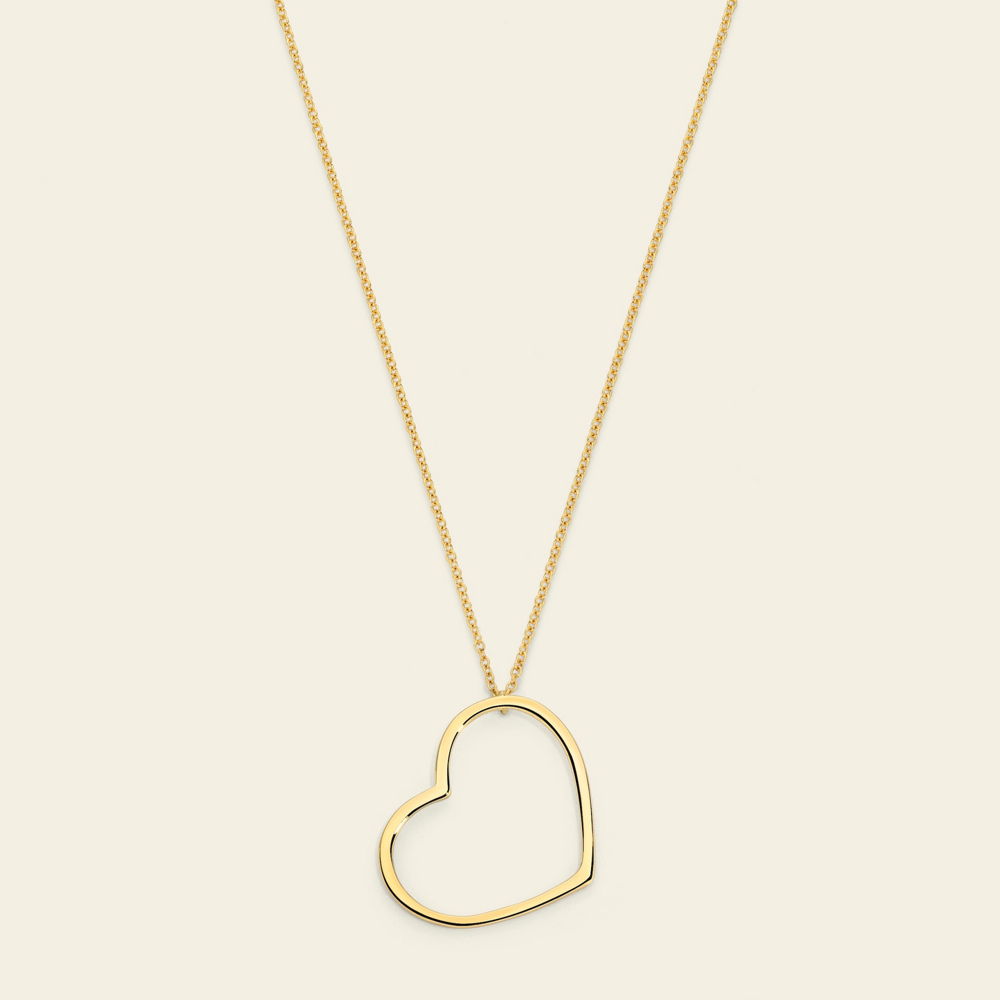 Marco Gerbella Collana lunga con cuore pendente oro giallo