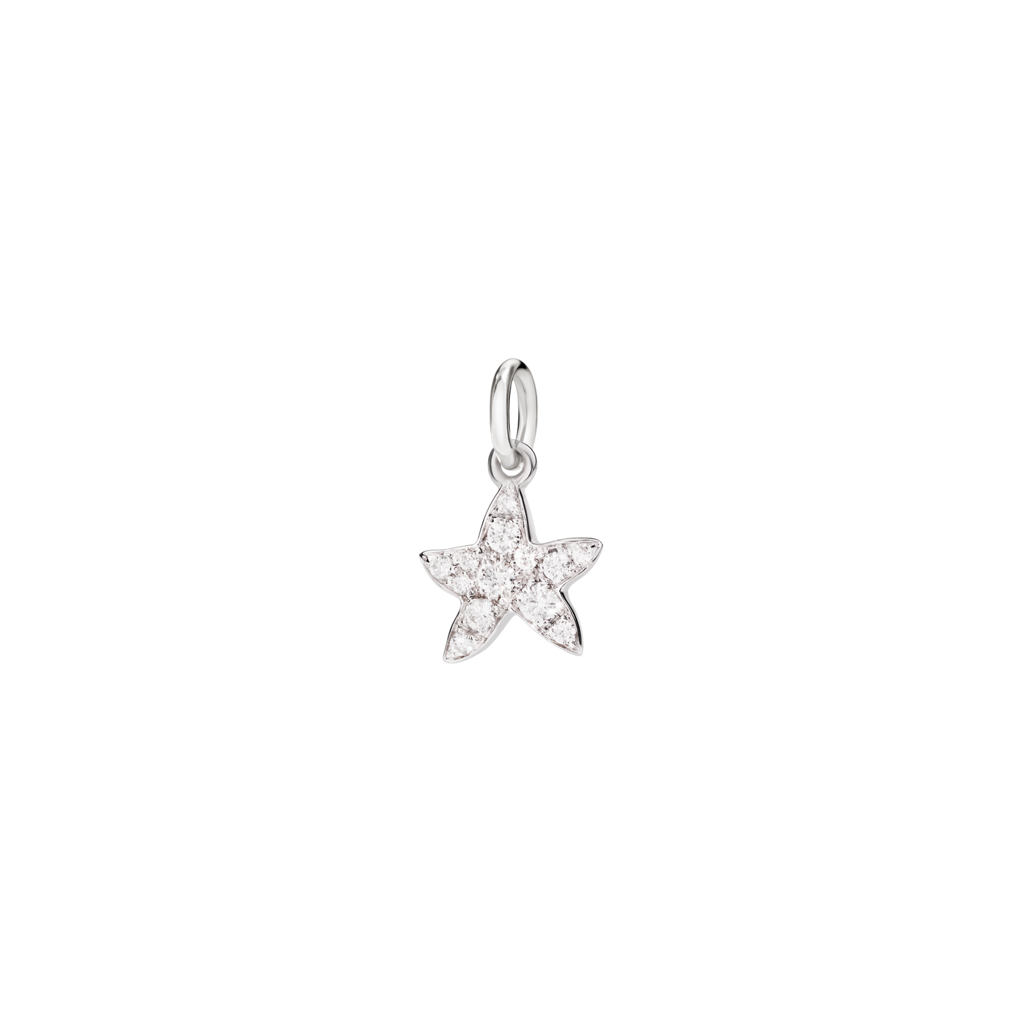 DODO Charm Stella Marina Oro Bianco e Diamanti Bianchi