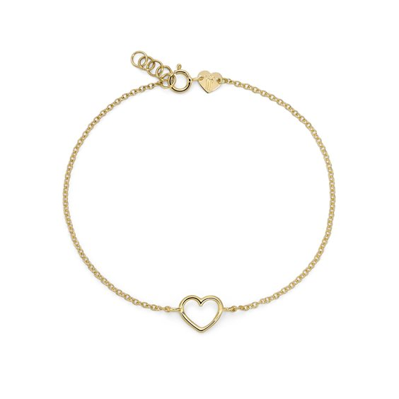Marco Gerbella Bracciale con Cuore piccolo a filo oro giallo