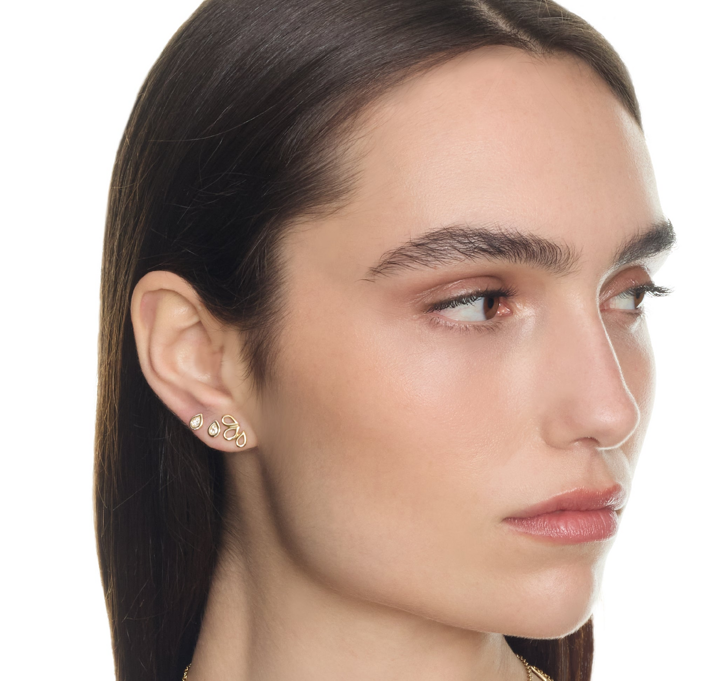 Marco Gerbella orecchini con diamante a goccia