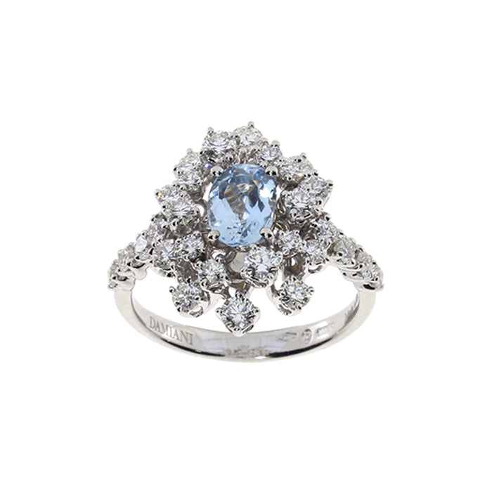 Damiani Mimosa Sea Water Ring