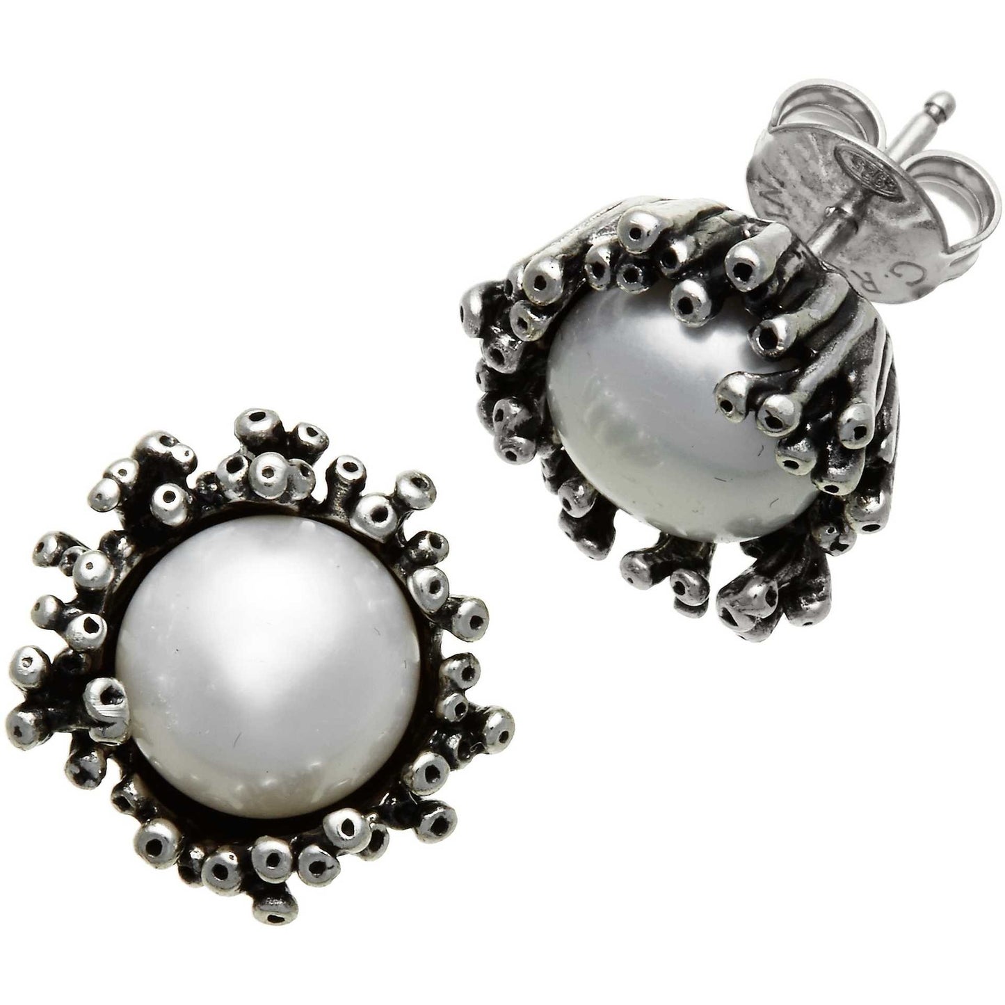 Giovanni Raspini Orecchini Bottone Anemone 10568