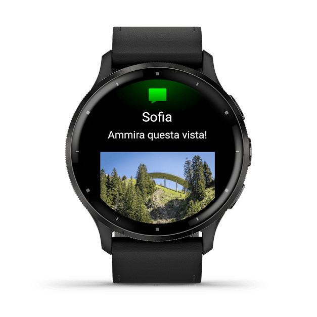 Garmin Venu® 3 Black & Slate con 2 cinturini in pelle e in silicone 010-02784-52