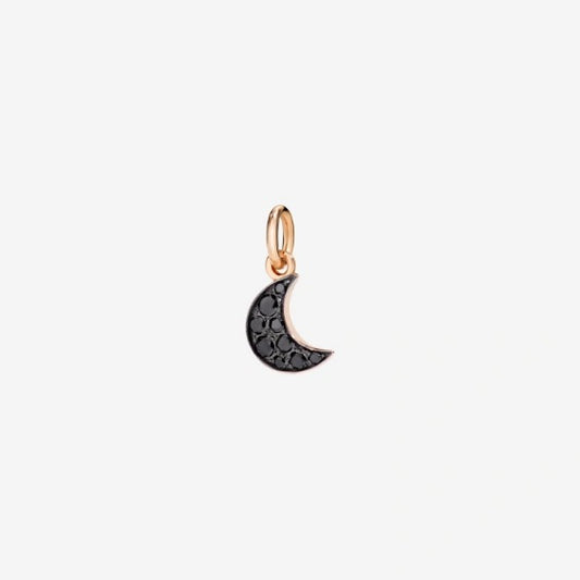 DODO Charm Luna Oro Rosa e Diamanti Black