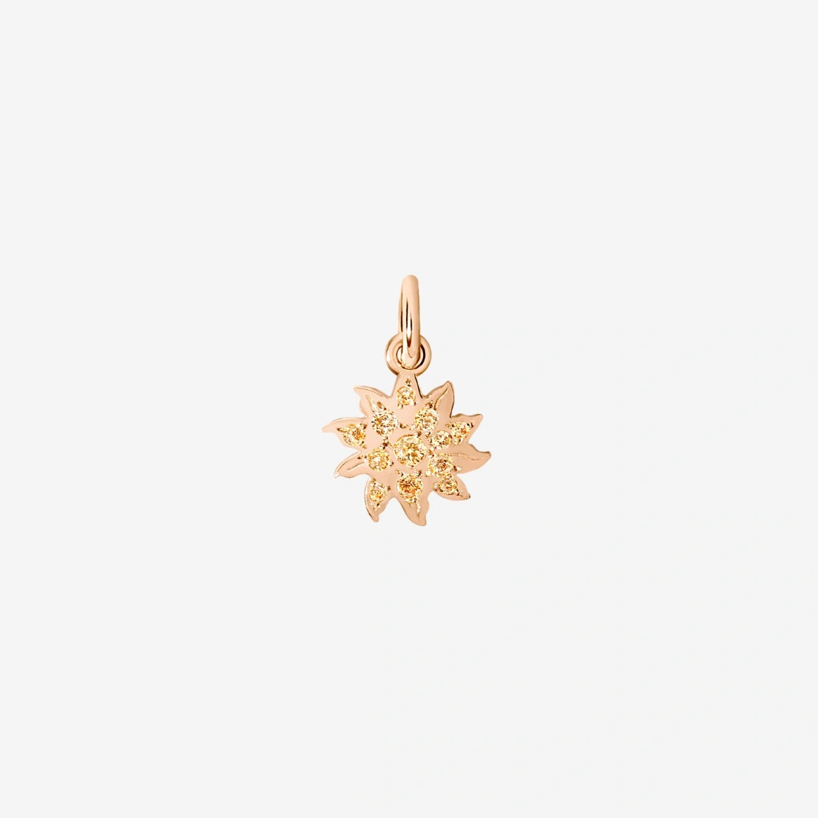 DODO Charm sole oro rosa & diamanti brown