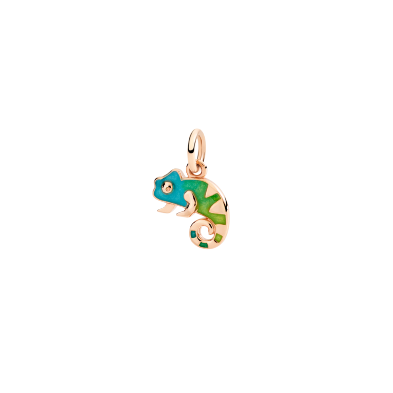 DODO Charm Camaleonte oro rosa & smalto