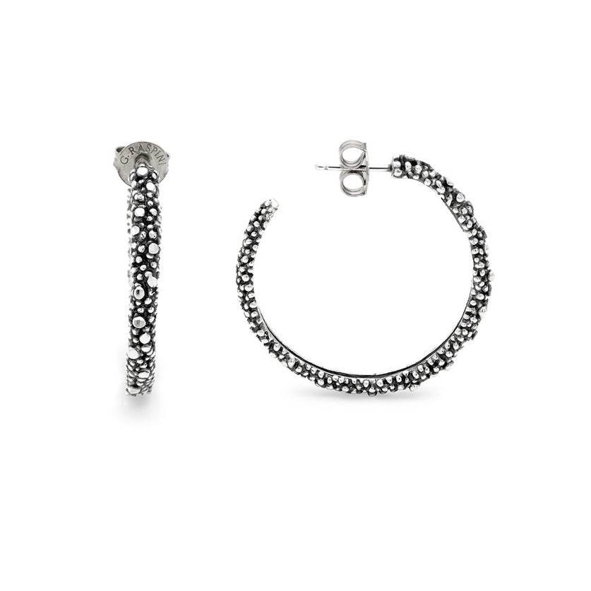 Giovanni Raspini orecchini cerchio petit perlage 12440