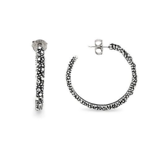 Giovanni Raspini orecchini cerchio petit perlage 12440