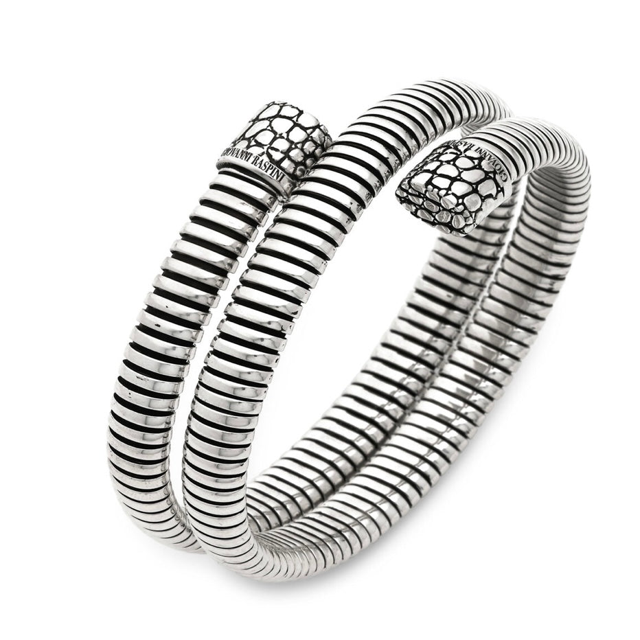 Giovanni Raspini Bracciale Tubo Gas Croco doppio 12327
