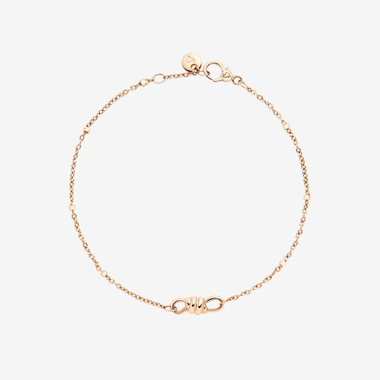 DODO Bracciale Nodo Oro Rosa