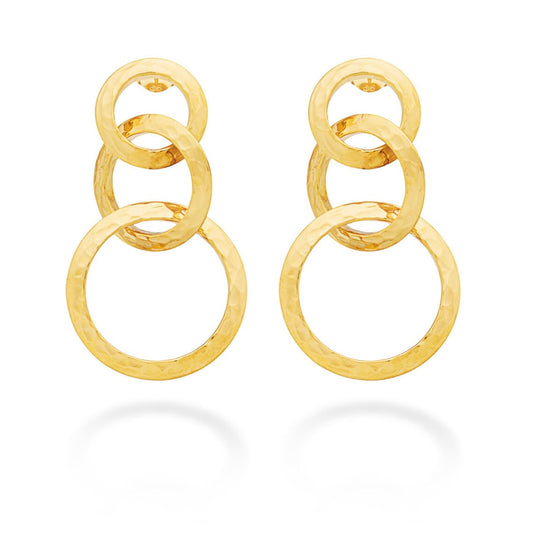 Giovanni Raspini Orecchini Cascata Blade Dorati 12104