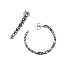 Giovanni Raspini orecchini cerchio petit perlage 12440