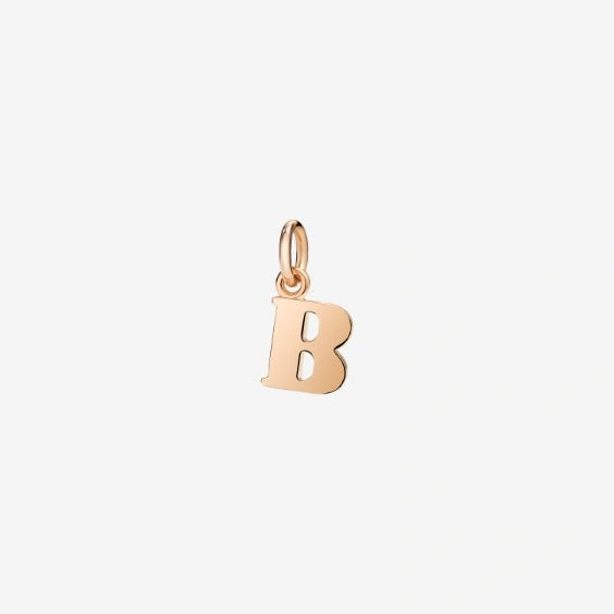 DODO Charm Lettera B Oro Rosa