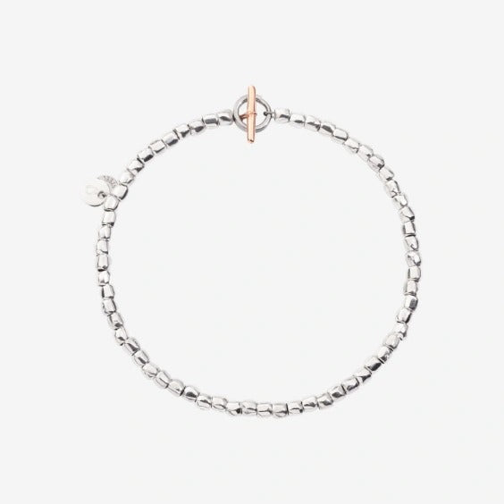 DODO Bracciale Mini Granelli Argento M