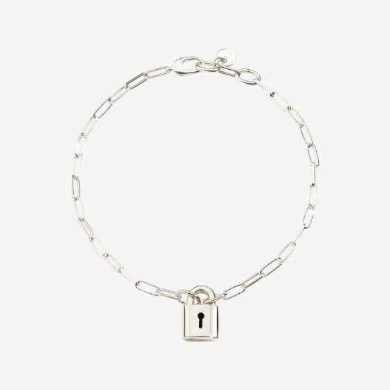 DODO Bracciale Lucchetto Argento