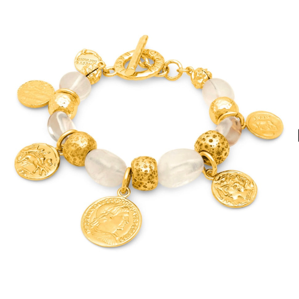 Giovanni Raspini Bracciale Crystal Monete N0029