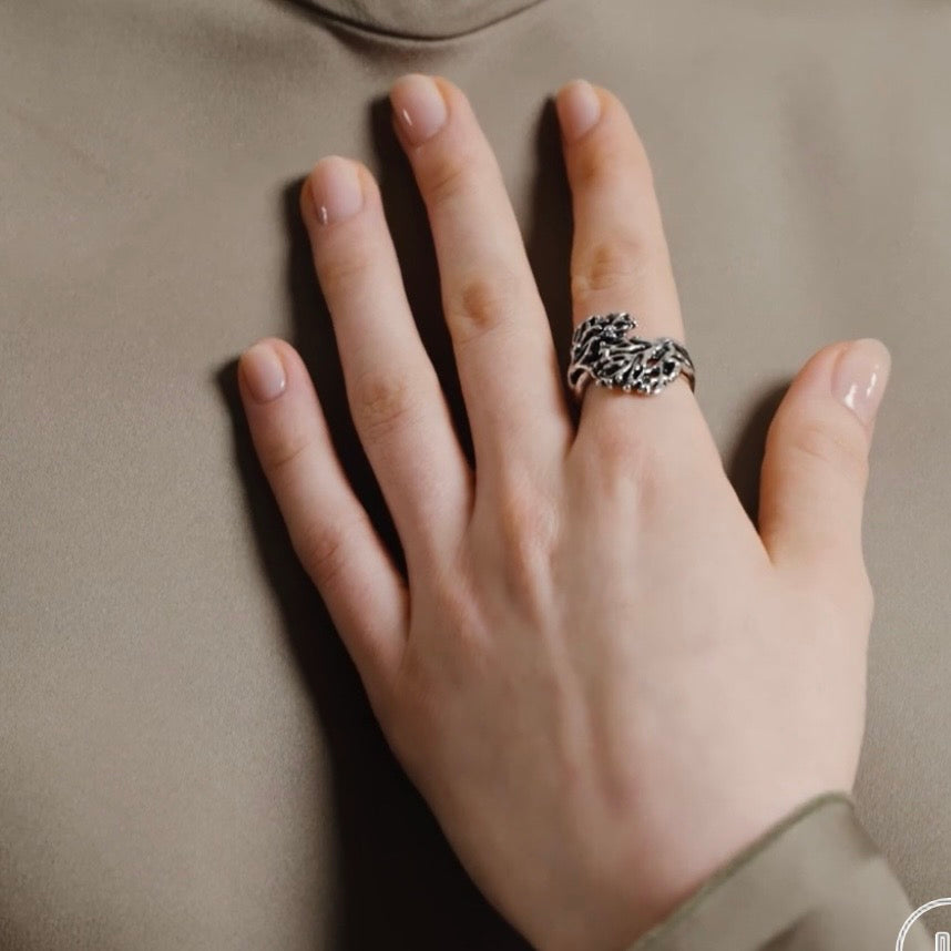 Giovanni Raspini Anello Contrariè Coral 11917