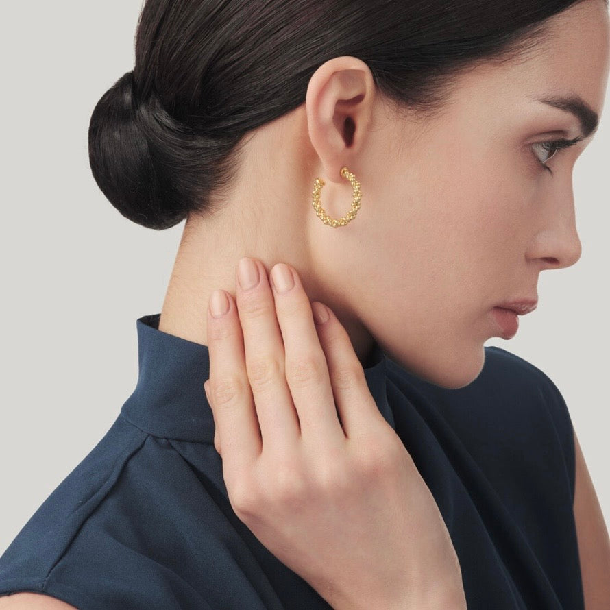 Giovanni Raspini Orecchini Cerchio Treccia Piccoli 12363