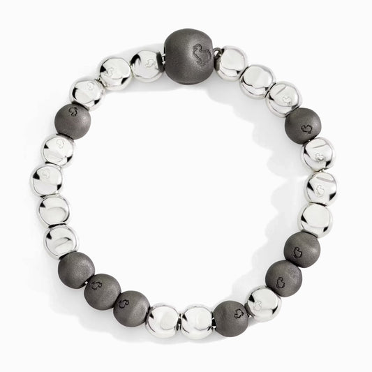 DODO Bracciale Pepita in Argento e Titanio