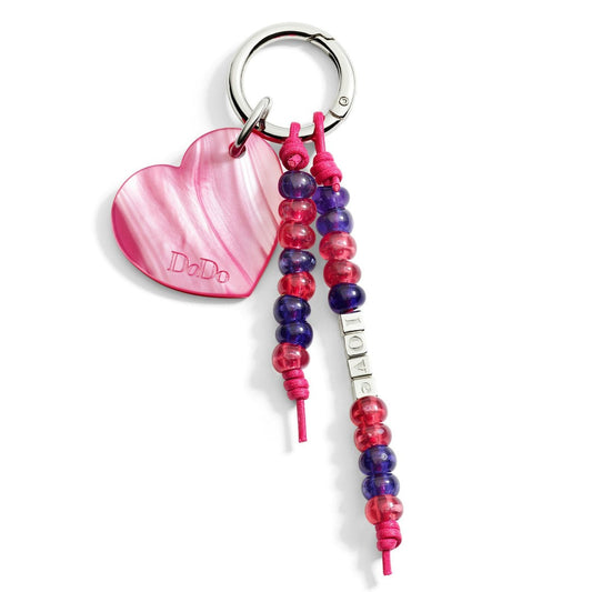 DoDo Bag Charms Cuore In Bioresina & Plastica Riciclata