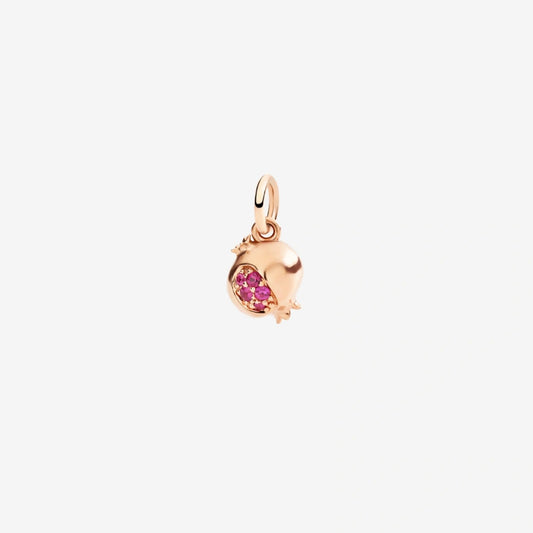 DODO Charm Melograno in Oro Rosa 9Kt e Rubini