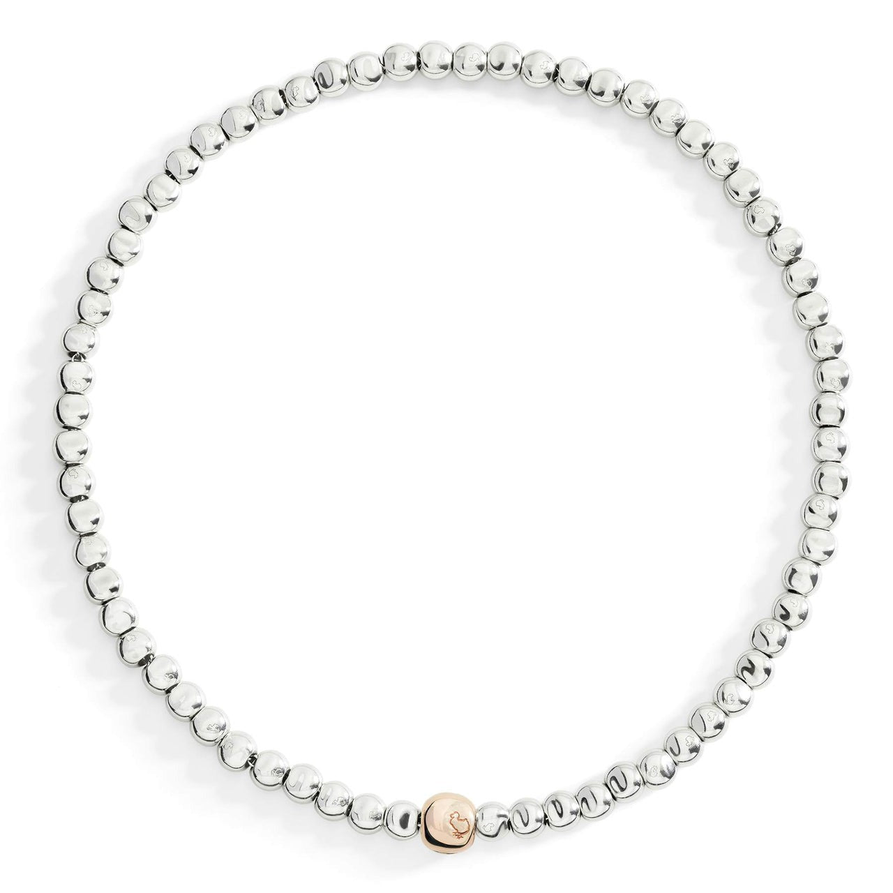 DODO Collana Pepita Argento e Oro Rosa