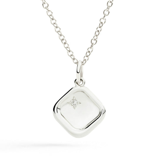 DODO Charm Sigillo Argento e Diamante Bianco Dodo