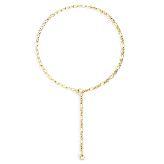 DoDo Collana Maglie Apribili Argento Dorato giallo