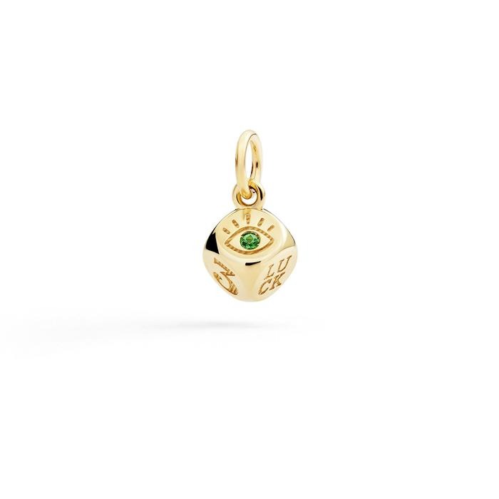 DODO CHARM DADO ORO GIALLO & TSAVORITE